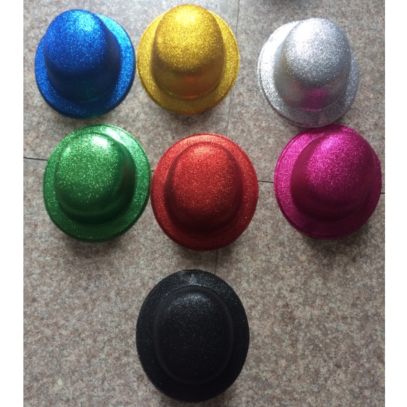 Glitter round hat