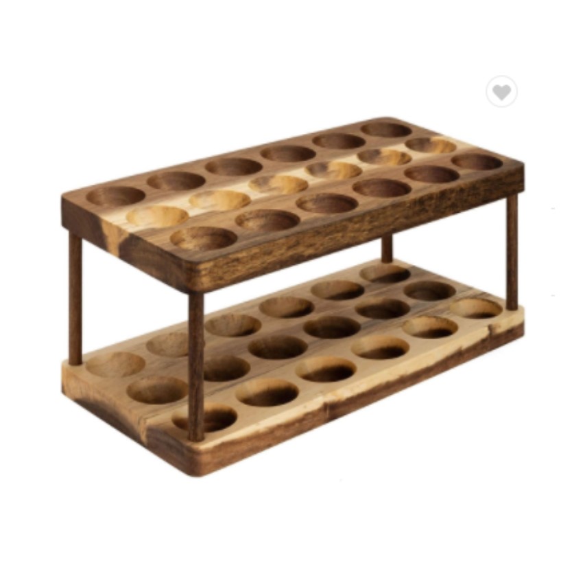 Large wooden egg stand