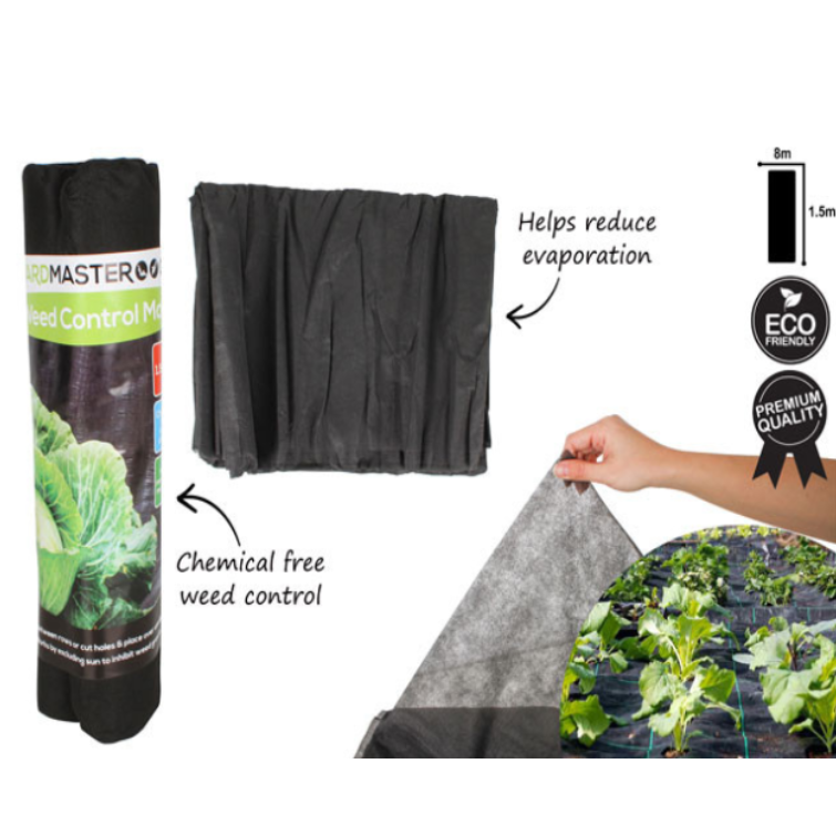Weed control fabric mesh underlay 8m x 1.5m